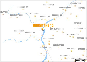 map of Ban Satheng