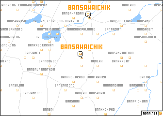 map of Ban Sawai Chik