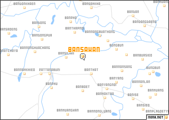 map of Ban Sawan