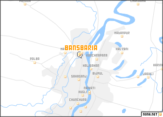 map of Bānsbāria