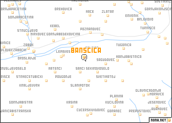 map of Banščica