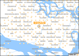 map of Bānsdia