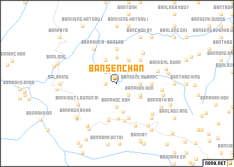map of Ban Sèn Chan