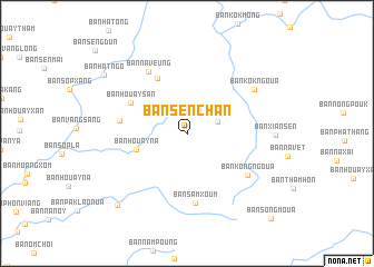 map of Ban Sènchan