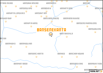 map of Ban Sene Kanta