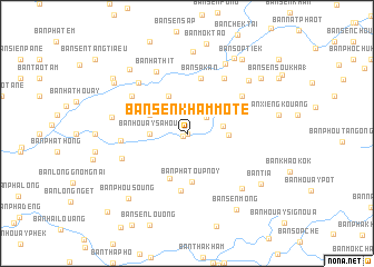 map of Ban Sèn Kham Mote