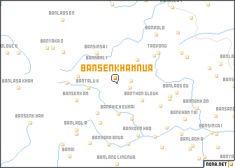 map of Ban Sènkham-Nua