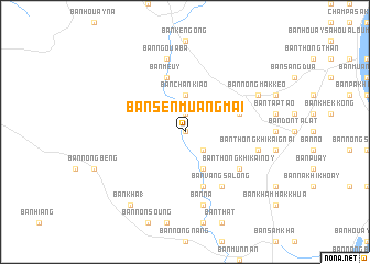 map of Ban Sènmuang Mai