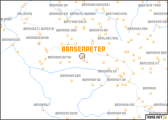 map of Ban Sèn Pe Tep