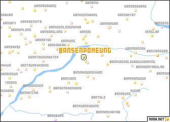 map of Ban Sen Po Meung