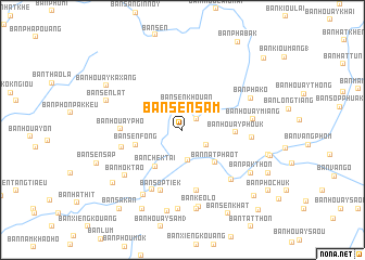 map of Ban Sènsam