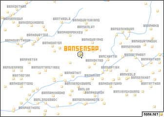 map of Ban Sènsap