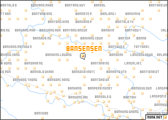 map of Ban Sènsèn