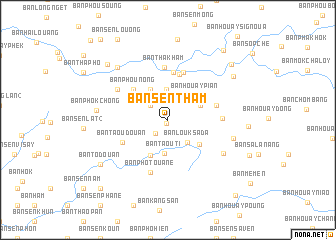 map of Ban Sèntham