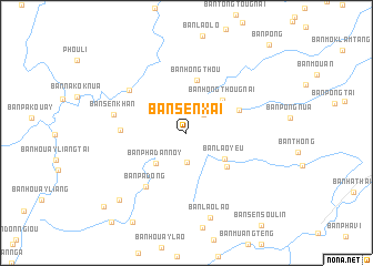 map of Ban Sènxai