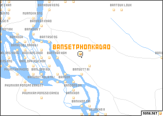 map of Ban Sét-Phônkadao