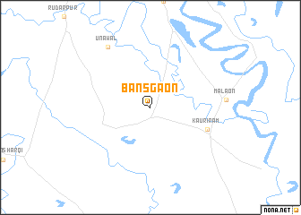 map of Bānsgaon