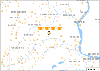 map of Ban Si Don Mun