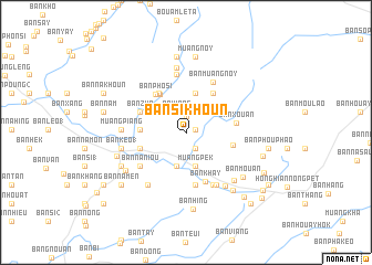 map of Ban Sikhoun