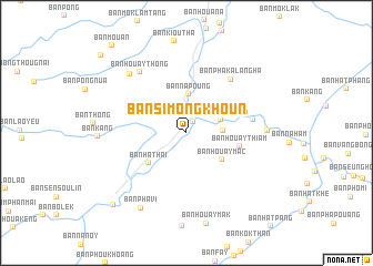 map of Ban Simôngkhoun