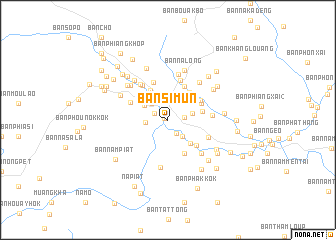 map of Ban Si Mun