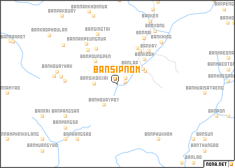 map of Ban Sipnôm