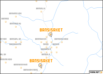 map of Ban Sisaket