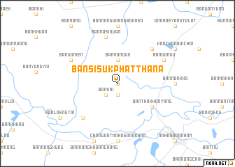 map of Ban Si Suk Phatthana