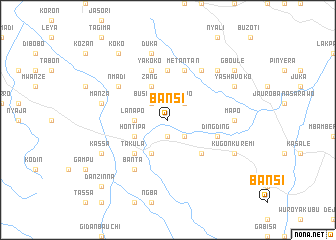 map of Bansi