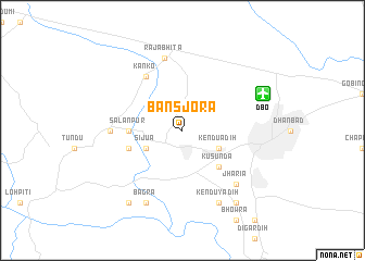 map of Bānsjora