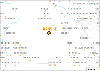 map of Banské