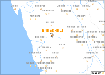 map of Bānskhāli