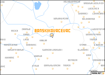 map of Banski Kovačevac