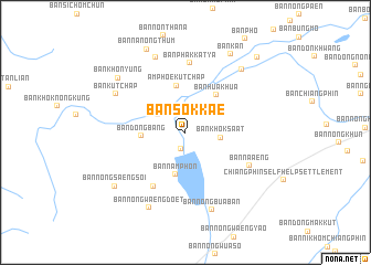 map of Ban Sok Kae