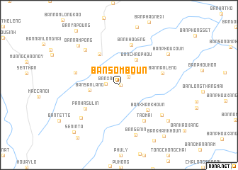 map of Ban Sômboun