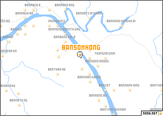 map of Ban Som Hong