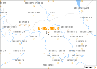 map of Ban Som Kok