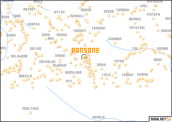 map of Bansone