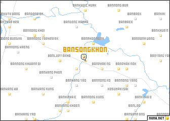 map of Ban Song Khon