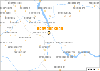 map of Ban Song Khon