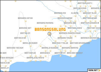 map of Ban Song Salung