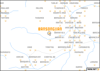 map of Bản Sông Xán