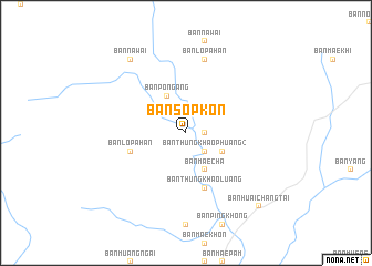 map of Ban Sop Kon