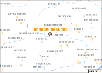 map of Ban Sop Mae Klang