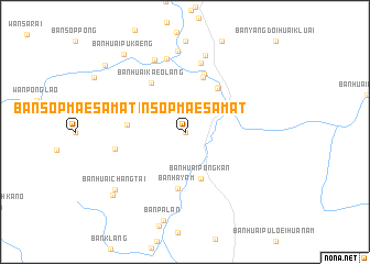 map of Ban Sop Mae Samat