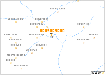 map of Ban Sôpsang