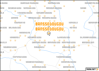 map of Banssédougou