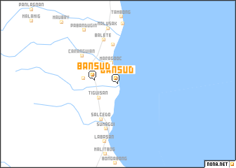 map of Bansud