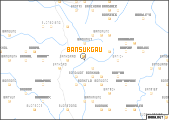 map of Ban Suk Gâu