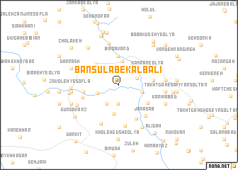 map of Bān Sūlāb-e Kalb‘alī